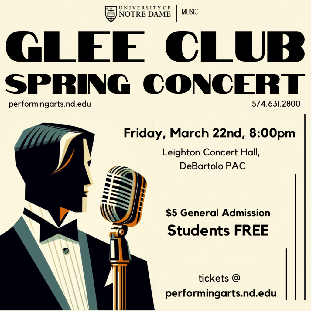 See you on campus Our 2024 Spring Concert! The University of Notre